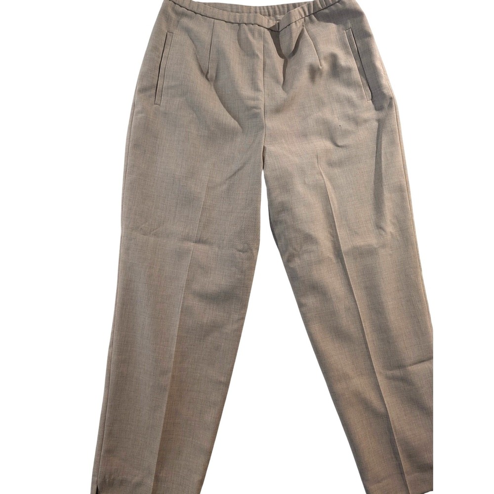 Pendleton Camel Beige 100% Virgin Wool Women's Lined Dress Pants Since 16 Petite